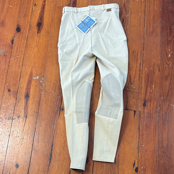 NWT On Course Cotton Naturals Knee Patch Riding Pants Breech 30 Long - Picture 5 of 8